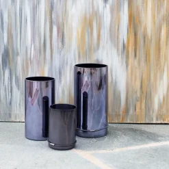 Clearance MILLE W NORDISK DESIGN - Lyslygte/Vase i large (Sort)