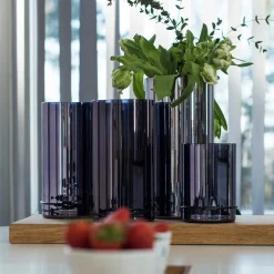 Clearance MILLE W NORDISK DESIGN - Lyslygte/Vase i large (Sort)