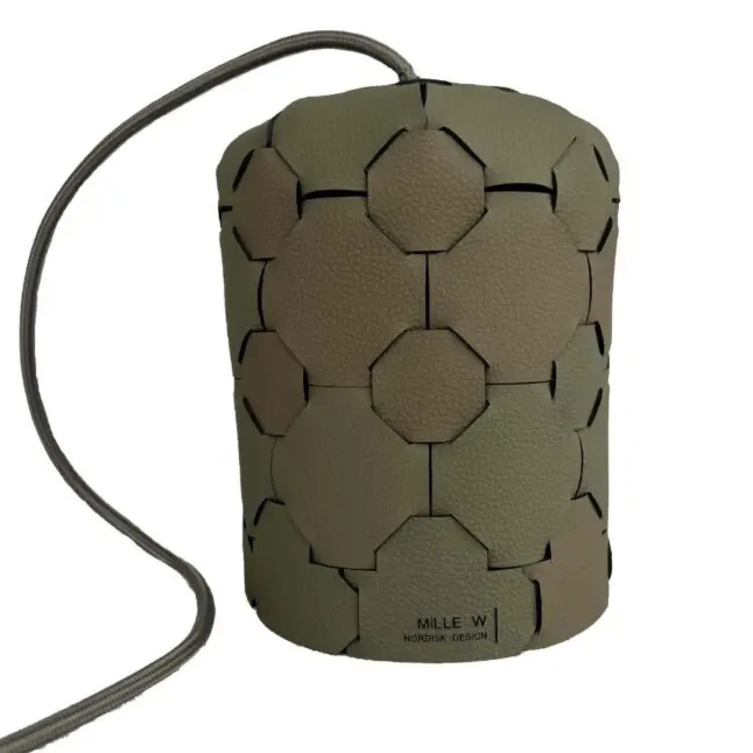 New MILLE W NORDISK DESIGN - Polar Lights - Pendel - Grå læder - Medium