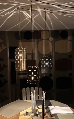 Best MILLE W NORDISK DESIGN - Polar Lights - Pendel - Beige læder - Small