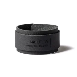 Best MILLE W NORDISK DESIGN - Servietholder - Sort læder