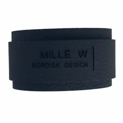 Clearance MILLE W NORDISK DESIGN - Servietring - Sort læder