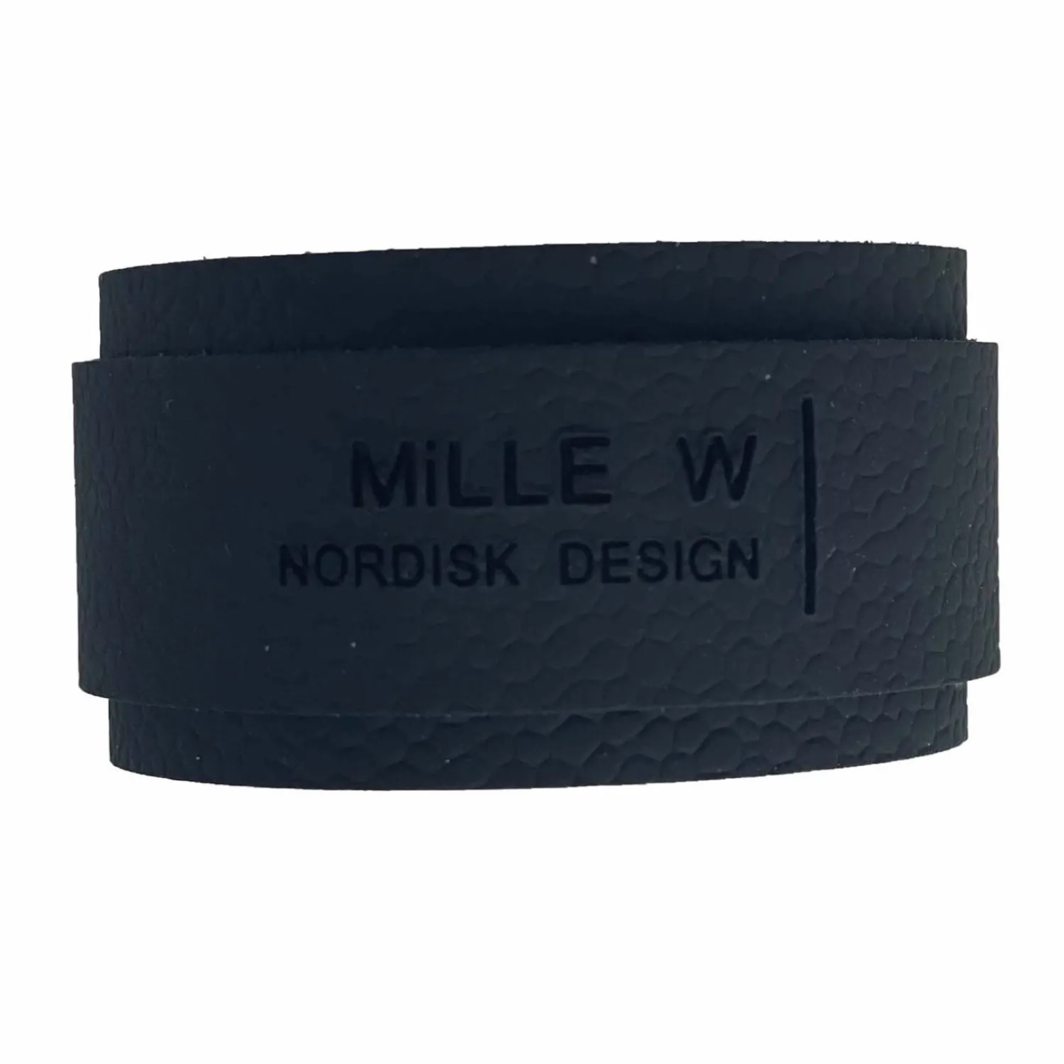 Clearance MILLE W NORDISK DESIGN - Servietring - Sort læder