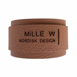 Outlet MILLE W NORDISK DESIGN - Servietring - Cognac læder