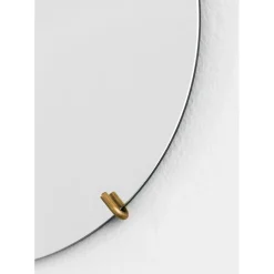 MOEBE - Wall Mirror Ø30 - Brass