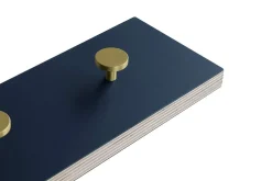 Best Moudhome - COLOR Knagerække i træ mørk blå - 70 cm