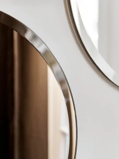 Outlet Moudhome - FACET rundt spejl Ø50 cm - Bronze