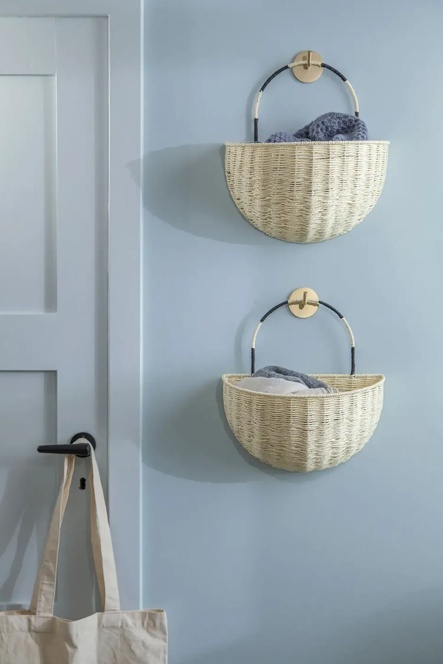 New Moudhome - Hang vægkurv - Natur og sort