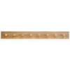 Clearance Moudhome - OAK Knagerække Egetræ Med Messing Knager - 100 cm