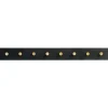 New Moudhome - OAK Knagerække sort og messing - 100 cm