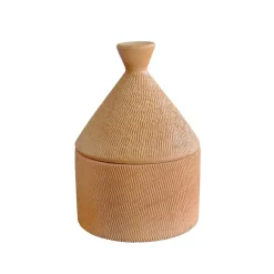 Discount Moudhome - Rustic keramik krukke med låg - 14,5 cm