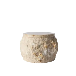 Sale Muubs - Krukke m. låg Batu - Creme - Rustik Marmor