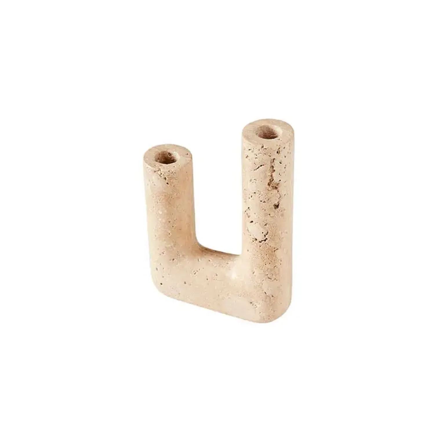 Discount Muubs - Lysestage - Minerva - Creme - H: 20 cm