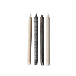 New Muubs - Stearinlys Yoro - Nordic glow S - 4 styk