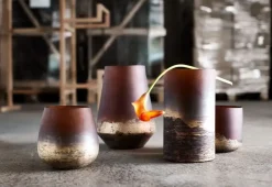 Outlet Muubs - Vase Lana 15 - Brown/Gold