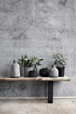 Clearance Muubs - Vase - Stain - Small - Grå/Brun