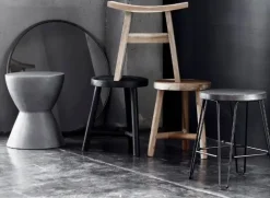 Outlet Muubs - Vægspejl rundt - Copenhagen - Sort - Ø110 cm