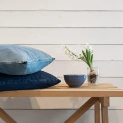 Clearance Never - Pudebetræk - Denim - Denim Blue - 60x60 cm
