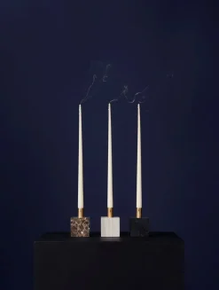 Outlet Roomstore New Works - lysestage - brun marmor