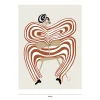 Online Noeje - Kunsttryk - Donna di Teatro, Terracotta