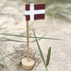 Outlet Nordic By Hand - Snoren - Bordflag mini i lys eg - H20