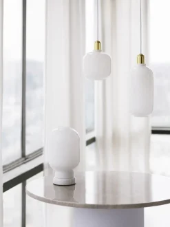 Normann Copenhagen - Amp Lamp Glass Small - Mat hvid