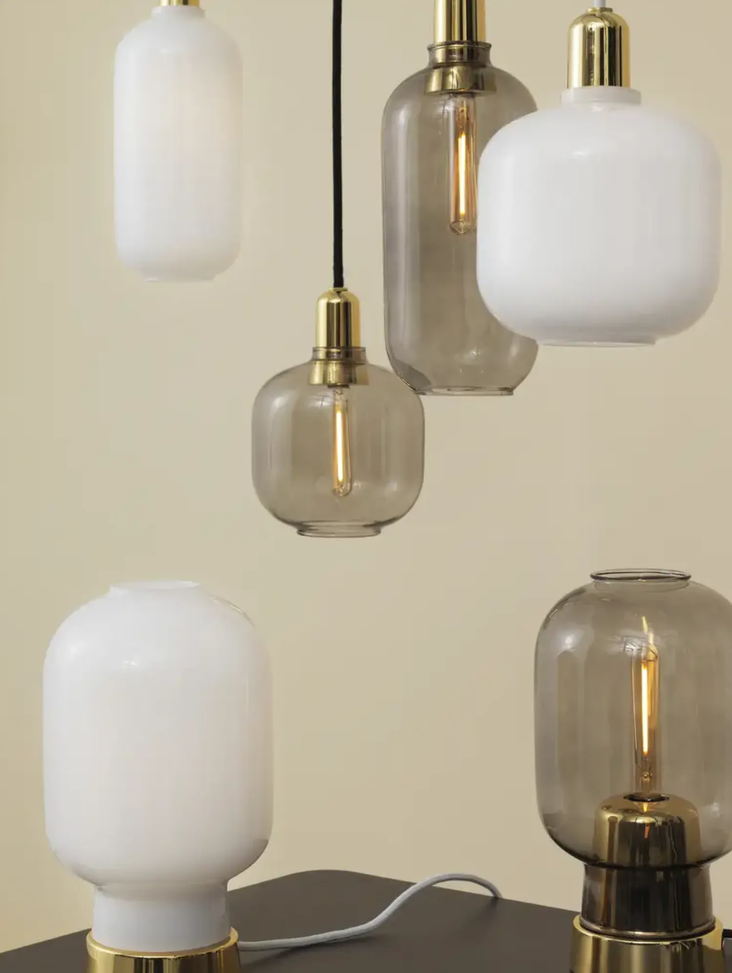 Discount Normann Copenhagen - Amp Lamp Small Brass EU