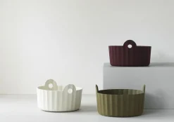 Outlet Normann Copenhagen - Colu Basket Olive