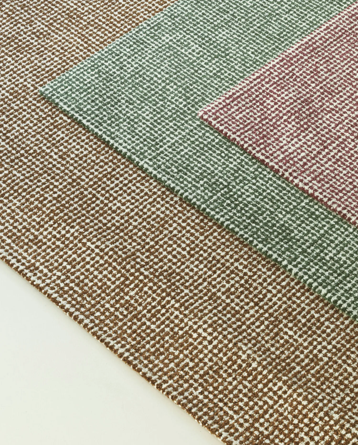 Clearance Normann Copenhagen - Flick Rug 80x200 cm - Off White/Burgundy