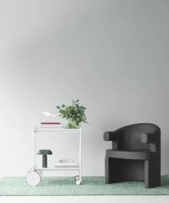 Clearance Normann Copenhagen - Flick Rug Tæppe 200x300 cm - Off White/Dark Green