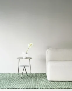 Clearance Normann Copenhagen - Flick Rug 80x200 cm - Off White/Dark Green