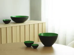 Normann Copenhagen Krenit Skål - Ø 38 cm - Grøn