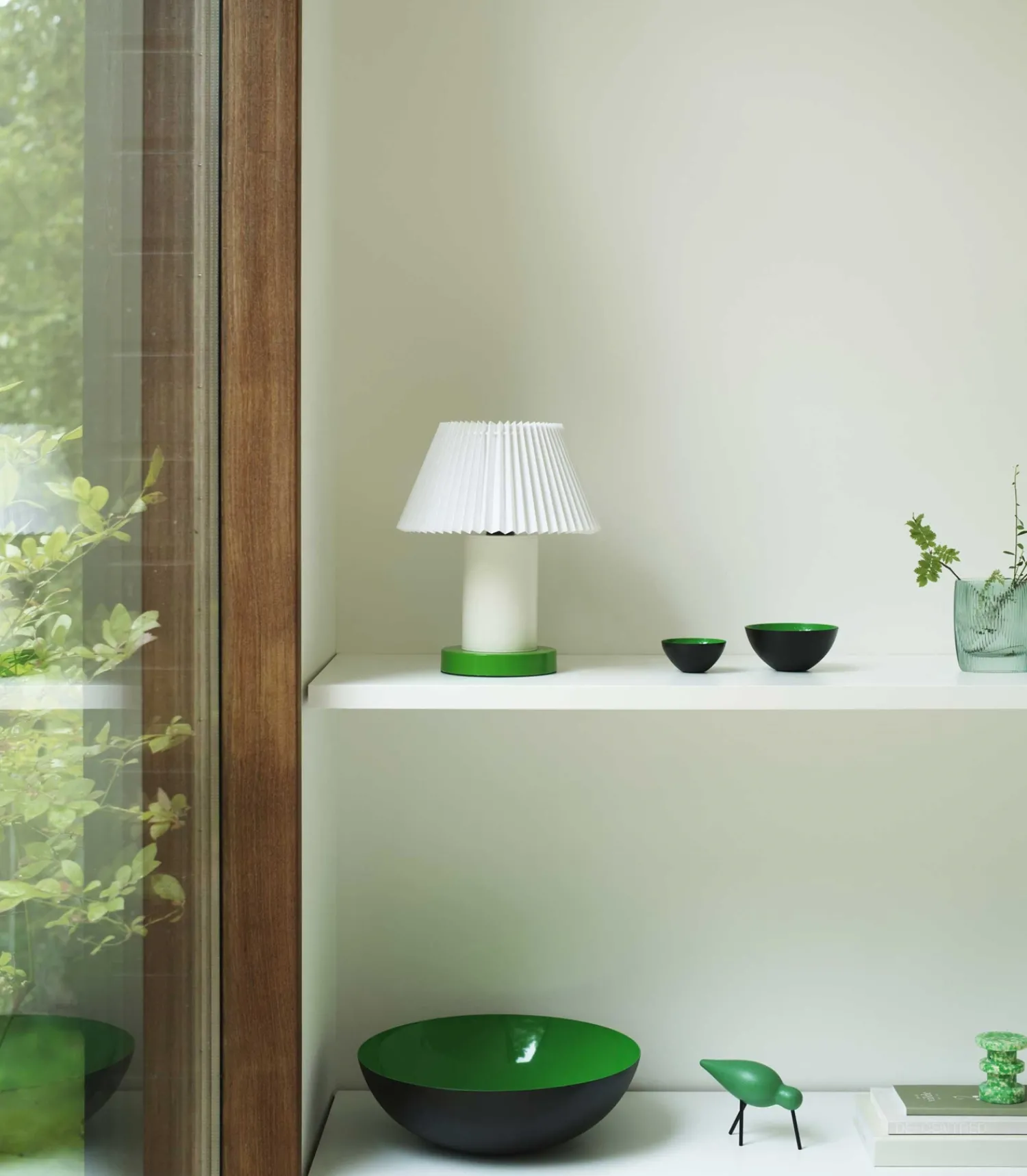 Normann Copenhagen Krenit Skål - Ø 38 cm - Grøn