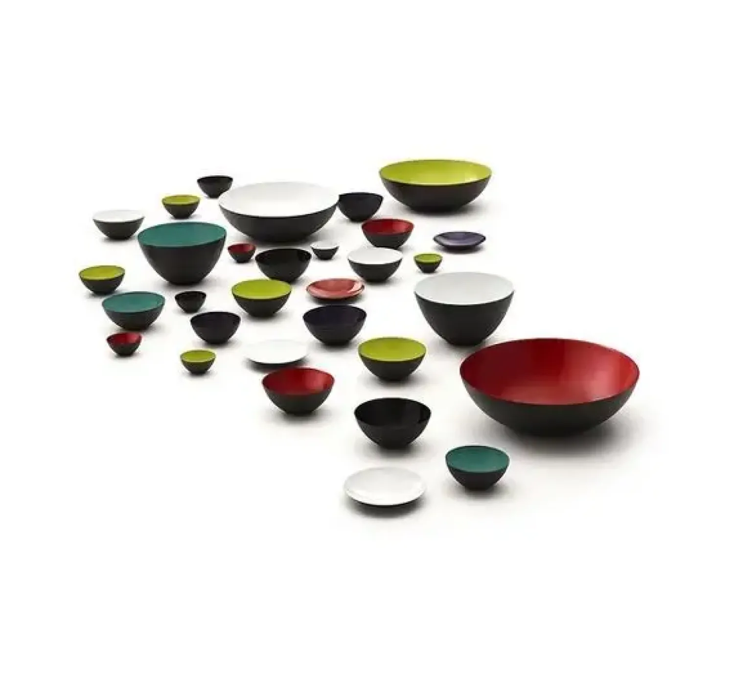 Hot Normann Copenhagen Krenit Skål - Ø 12,5 cm - rød