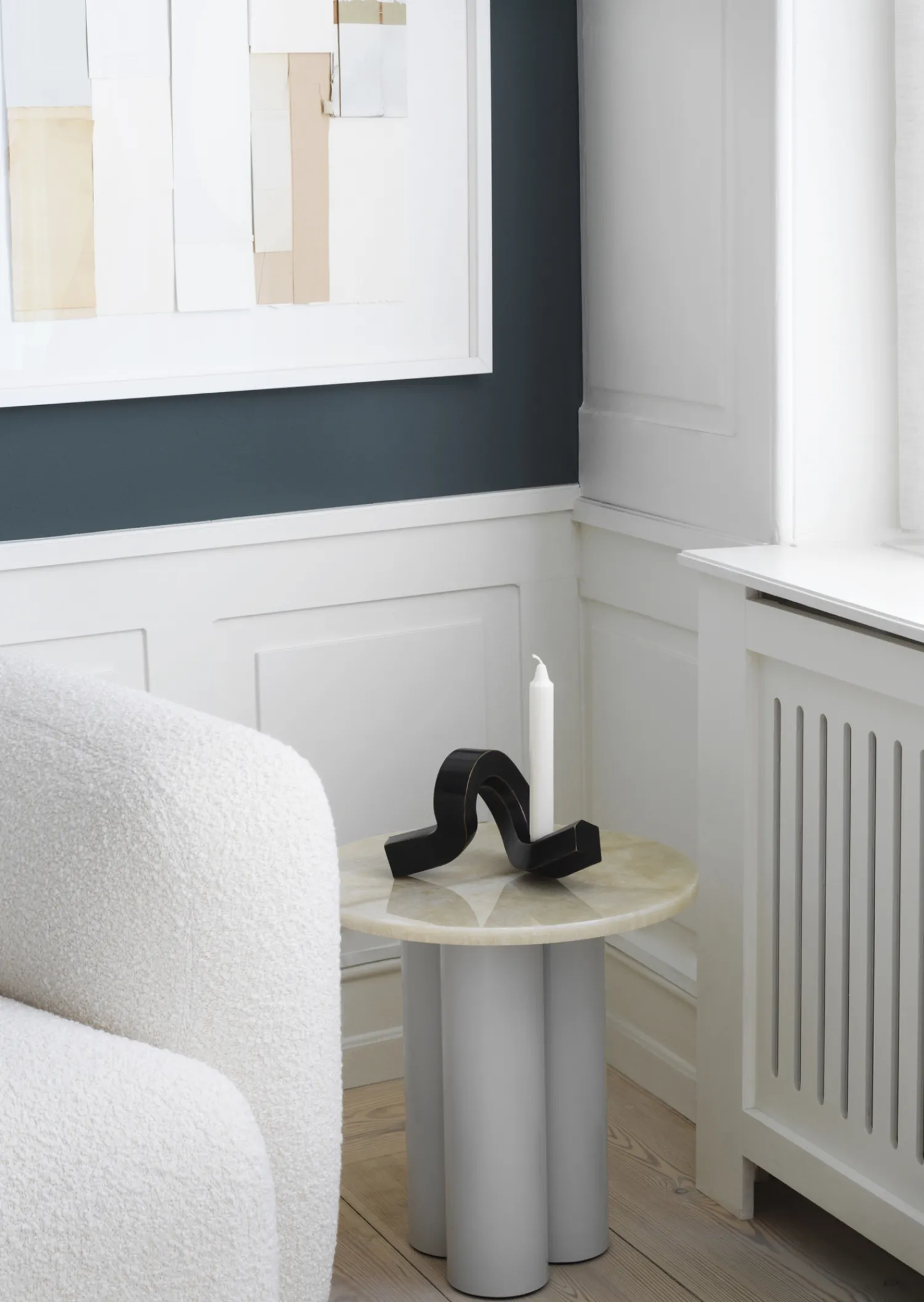 Clearance Normann Copenhagen - Lysestage - Crooked Candlestick One - Bronze