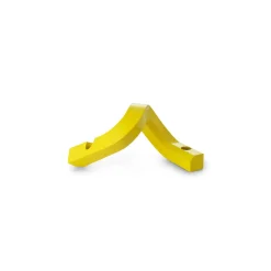 Online Normann Copenhagen - Lysestage - Crooked Candlestick Two - Yellow/Gul