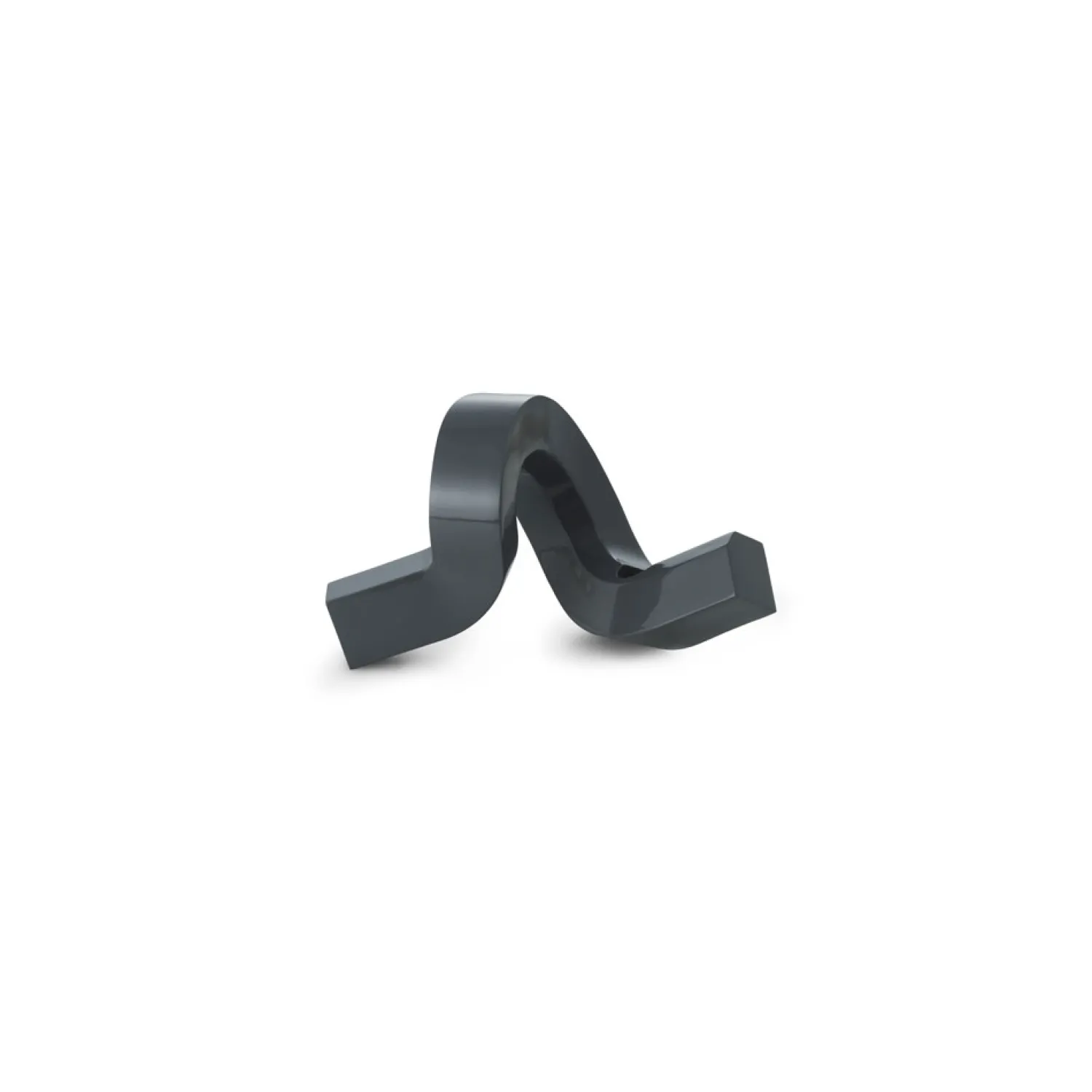 Online Normann Copenhagen - Lysestage - Crooked Candlestick One - Grey / Grå