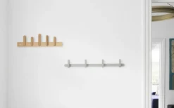 Outlet Normann Copenhagen - Play Knagerække - Eg - H: 17,2 x L: 60 x D: 6,3 cm