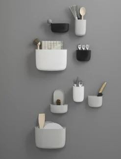 Sale Normann Copenhagen - Pocket vægopbevaring 3 - sort