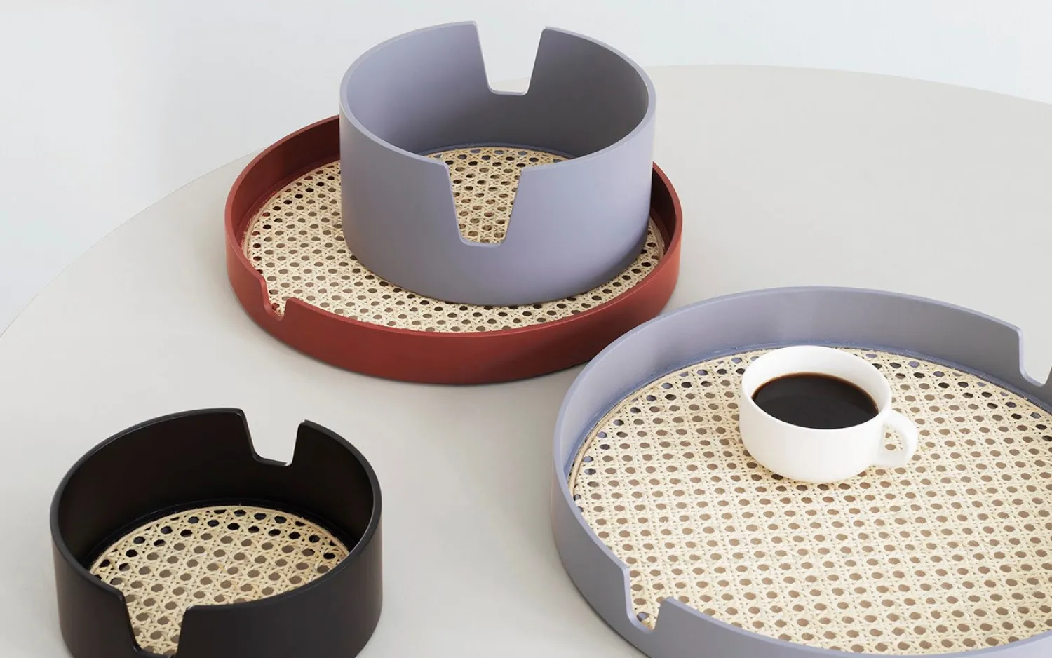 Discount Normann Copenhagen - Salon Tray - Ø20 - Black