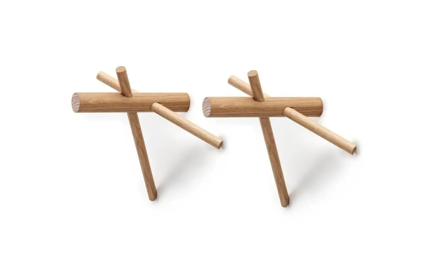 Online Normann Copenhagen - Sticks Hooks - 2 pcs - natur