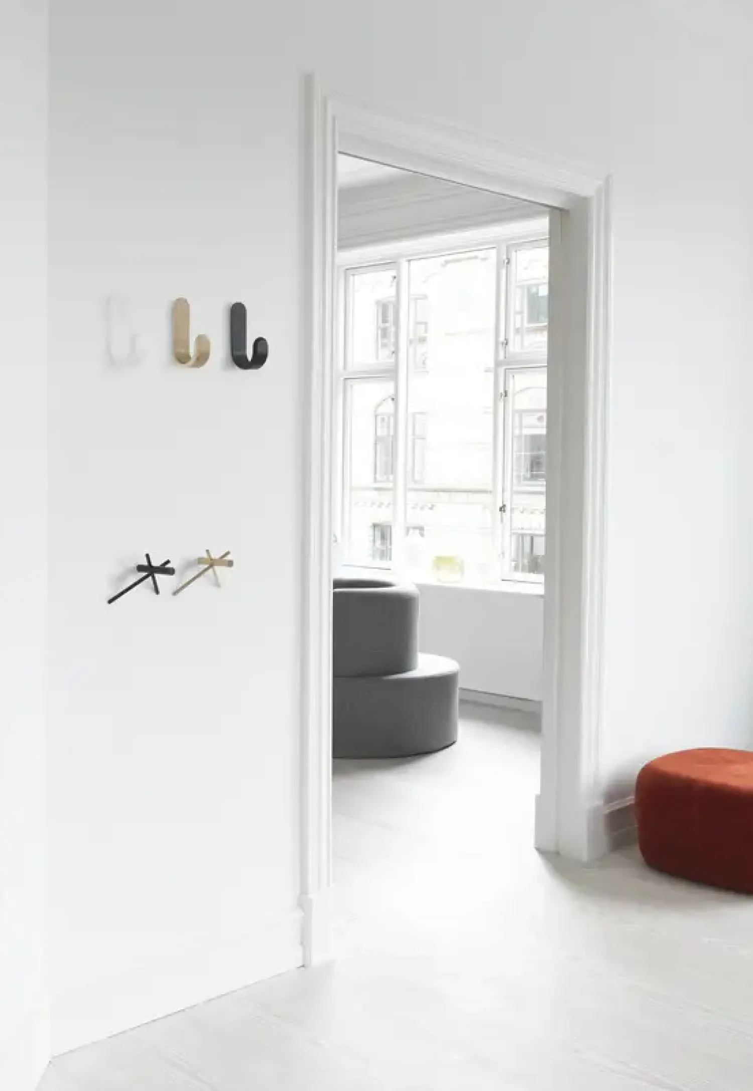 Online Normann Copenhagen - Sticks Hooks - 2 pcs - natur