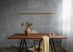 Online Nuad - Radents Pendant lampe, messing - 135 cm, bordlampe