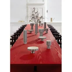 Clearance OYOY Living - Toppu vase - Sort & Hvid