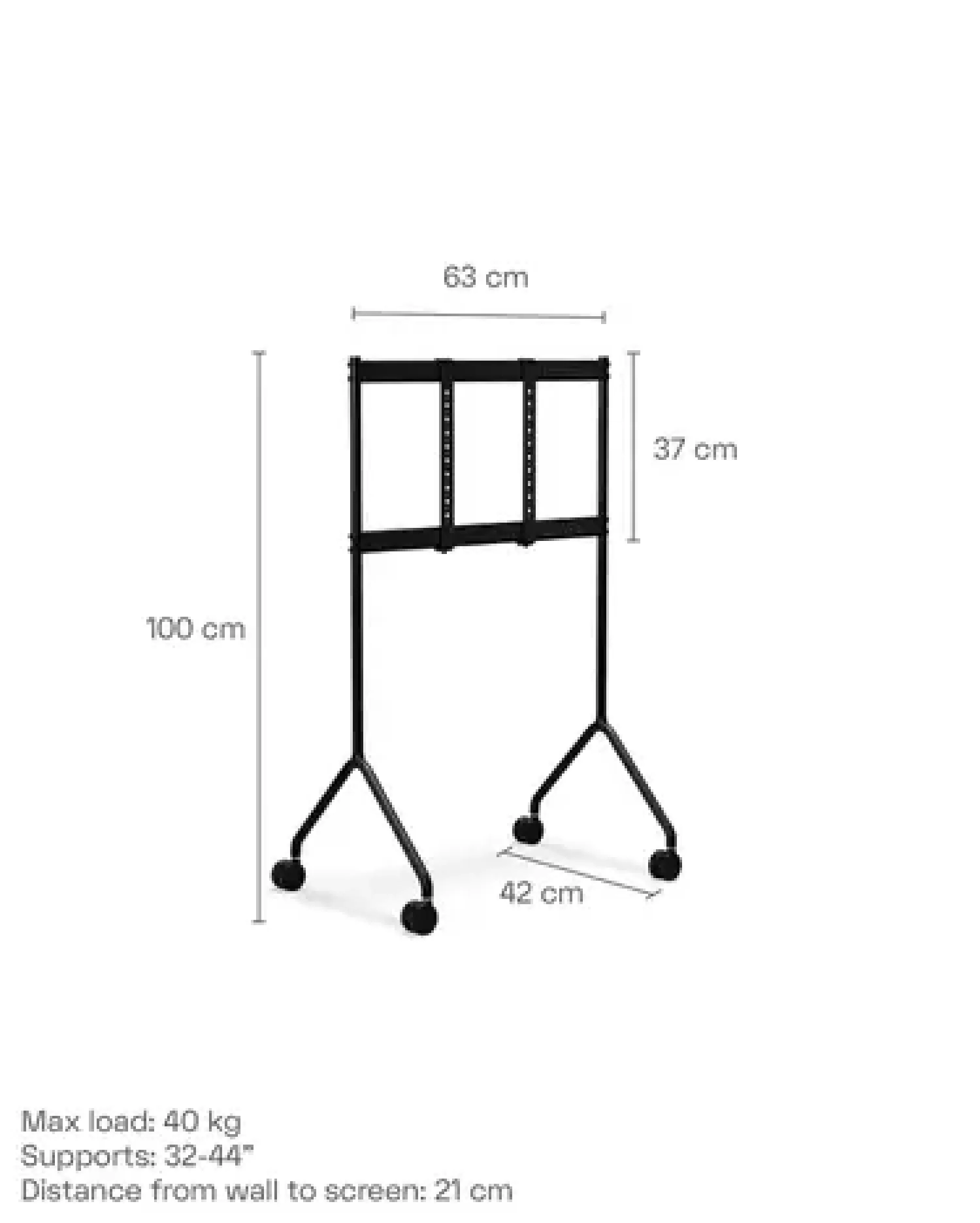 Best Pedestal - TV-Stander - Moon Light - 32"-44" - Oat