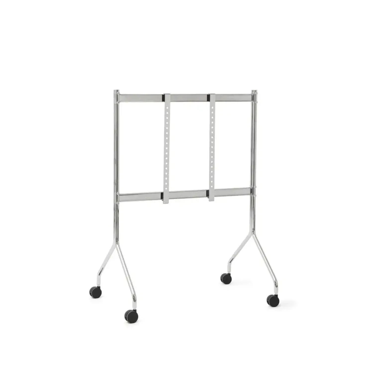 Clearance Pedestal - TV-Stander - Moon Rollin - Chrome / Krom