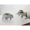 Discount Philippi - Bull & Bear paper clip holder, 2 pcs set