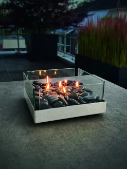 Clearance Philippi - Fireplace oil lamp, square
