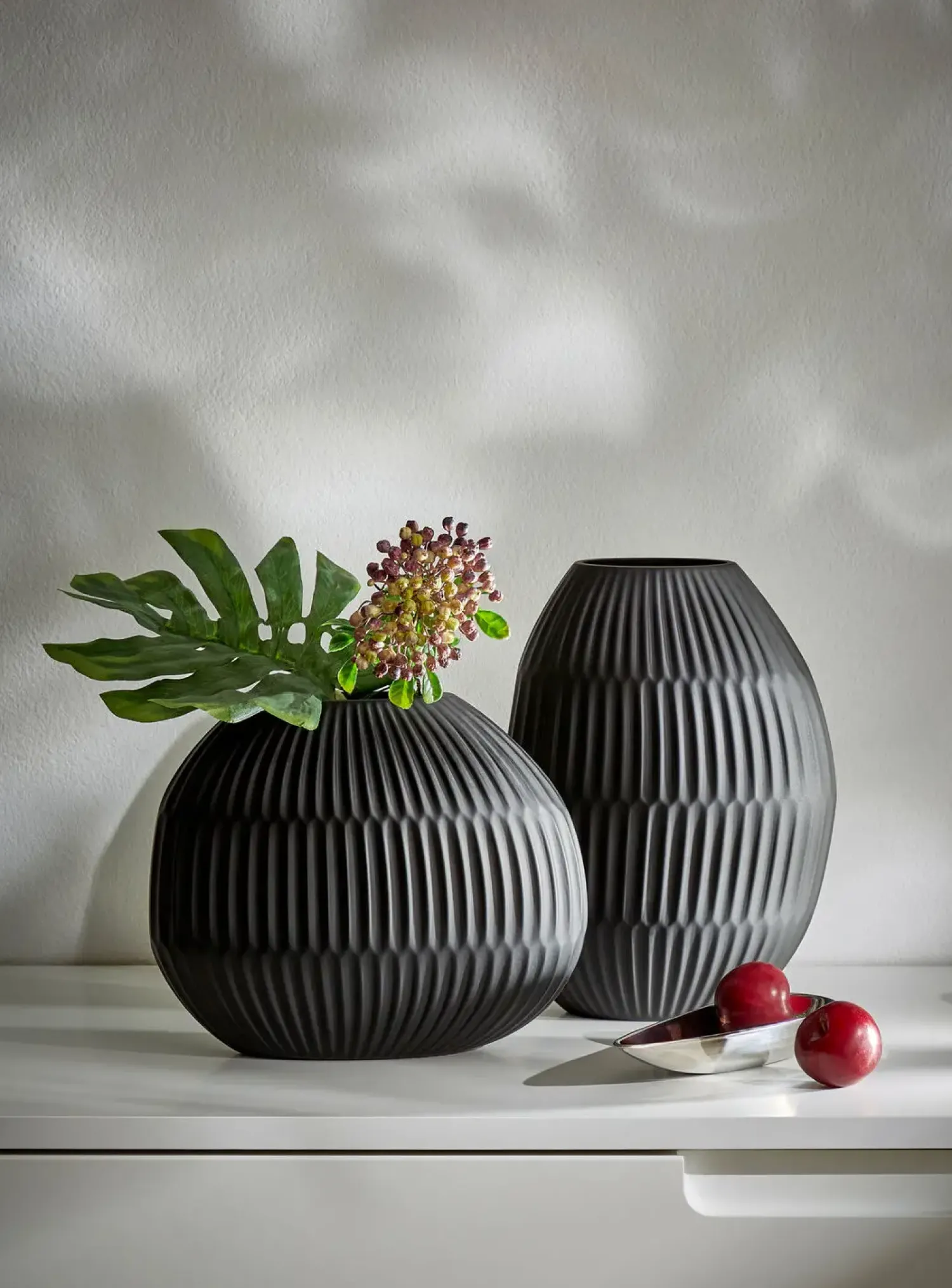 Hot Philippi - Noir vase horizontal