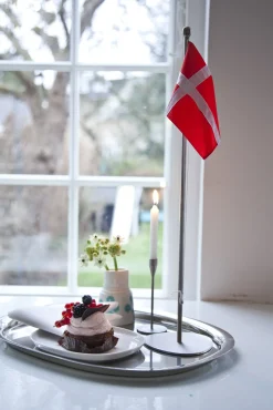 Discount Piet Hein - Bord-flagstang - 25-cm med DANSK flag